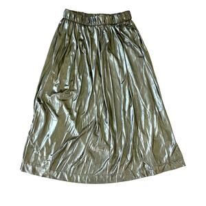 Koret Pewter Metallic Party Skirt